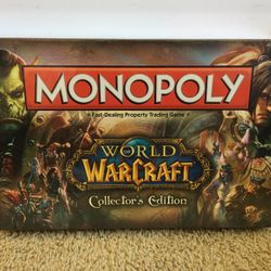 Monopoly World Of Warcraft Collectors Edition New Factory Sealed