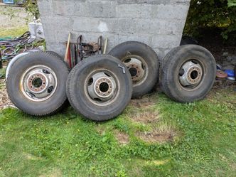 8 lug rims and tires, Lt235/85r16