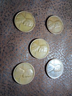 1944 LOT US Pennys 1 cent
