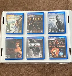 PS Vita Game Lot $100 OBO – Uncharted, COD, Mortal Kombat, Telltale & More