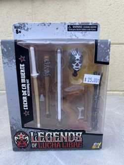 WWE Elite Action Figure : Weapons Set ( Table / Barbwire / Bat / Kendo Stick /light Tube )