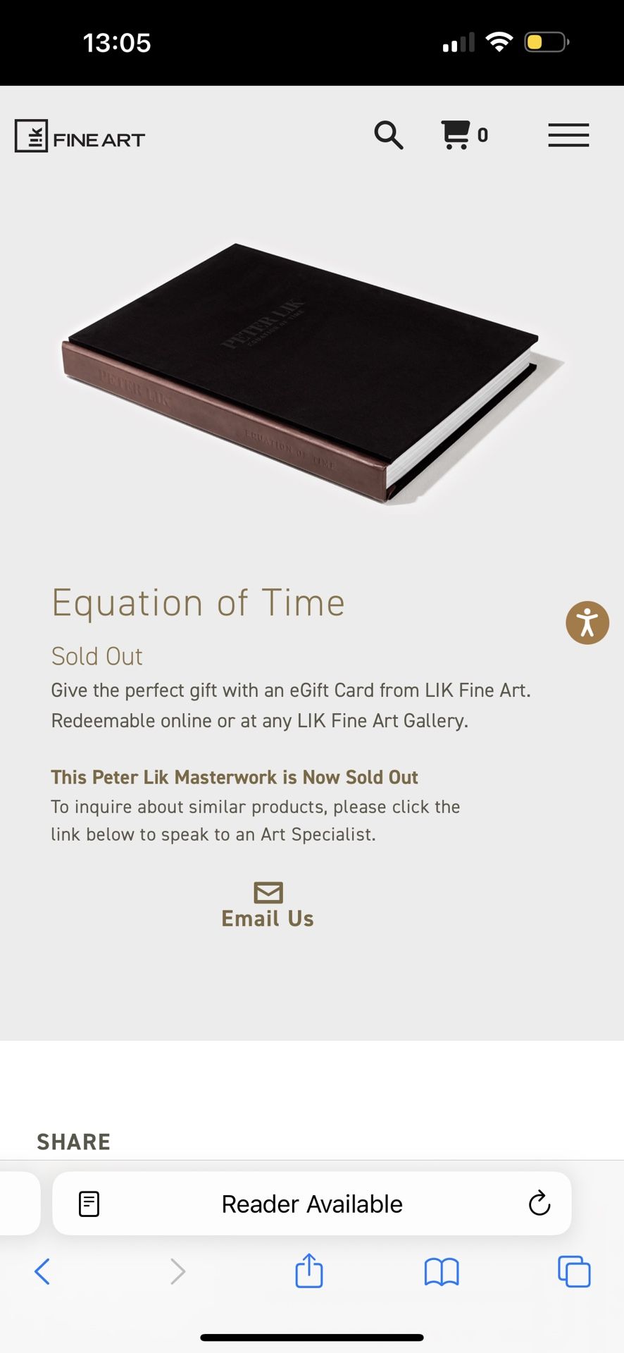 Peter Lik Equation Of Time