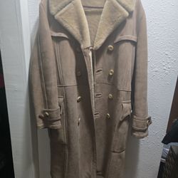 Woolrich lamb trench coat