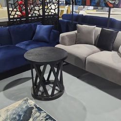 NEW LOVESEAT GRAY BLUE RED BLACK BROWN VELVET 70X38