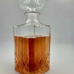 Premium Whiskey Decanter Set - Lead-Free, Airtight Stoppers - Includes 3 Unique Shapes: Diamond, Square, and Round - Elegant Design for Whiskey Lovers