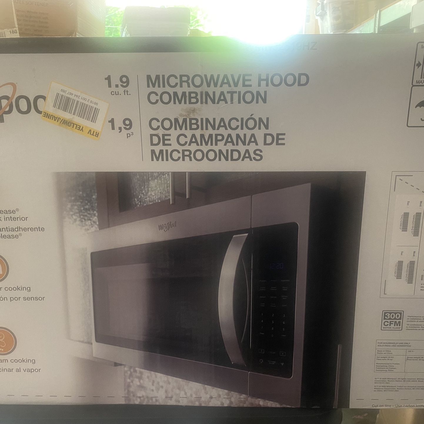 Whirlpool Microwave 