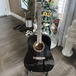 Rogue Acoustic Guitar Ra-090 Black - $100
