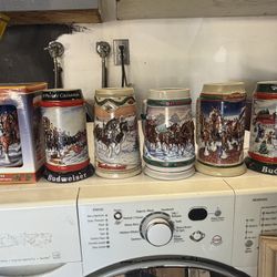 Budweiser Collectible Steins 