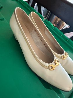 Salvatore Ferragamo white shoes