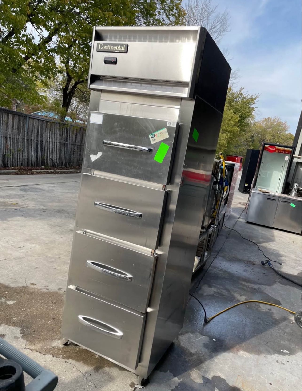 Continental Upright Refrigerated Drawer Cabinet 5 Drawer Fridge