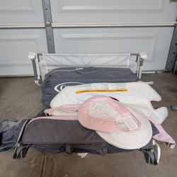 Foldable Crib With Bassinet