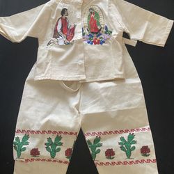 Traje De Indito De O-6 Meses