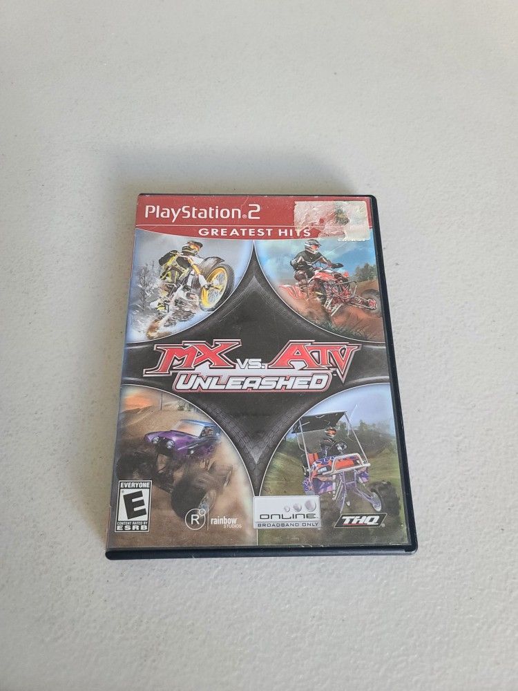 MX Vs. ATV Unleashed Sony PlayStation 2 PS2 Video Game CIB