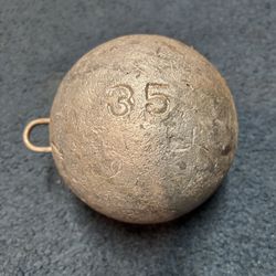 35 lb Lead Ball Drift Boat Anchor