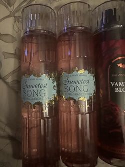 Bath and Body Works spray