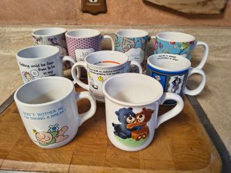 Vintage 1980s Coffee Mugs