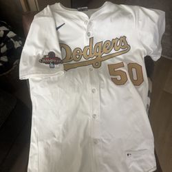 Authentic 2025 World championship gold Limited Edition Mookie Betts Size 44 Jersey
