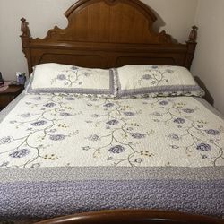 Solid wood King Size Bed