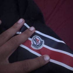 Moncler Stripes Black Tee