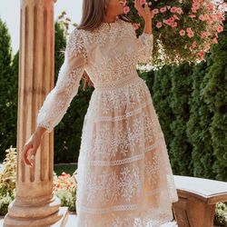 Ivy City Sicily Midi Dress - Size 12
