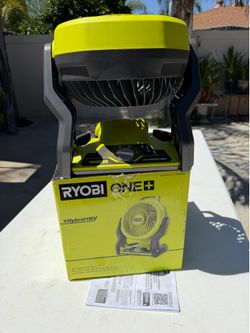 Ryobi 18 Hibrid 7.5” fan tool only