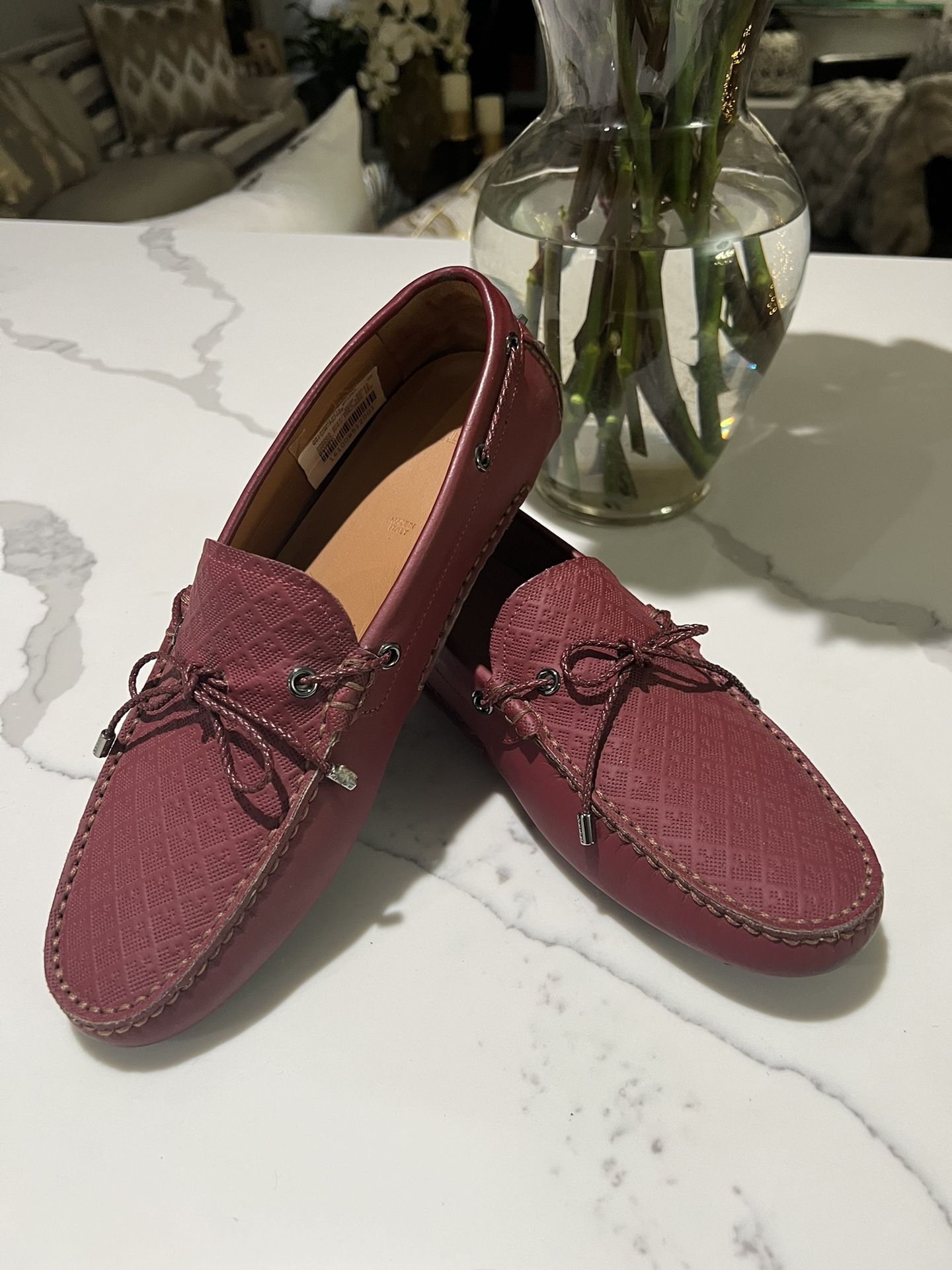 Bally Italian Men Leather Loafer Shoes