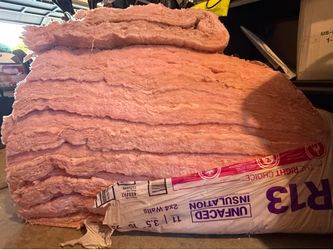 R13 Pink Unfaced Insulation