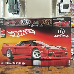 Hot Wheels Brick Shop – ’90 Acura NSX (876 pcs) – BRAND NEW SEALED