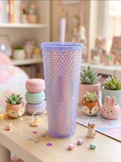 Starbucks Purple Studded Cold Cup Tumbler