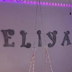 Eliya big leather in grey