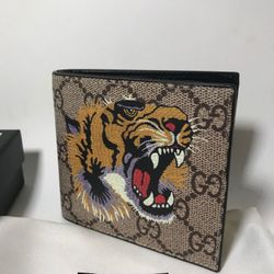 Gucci Brown GG Tiger Wallet