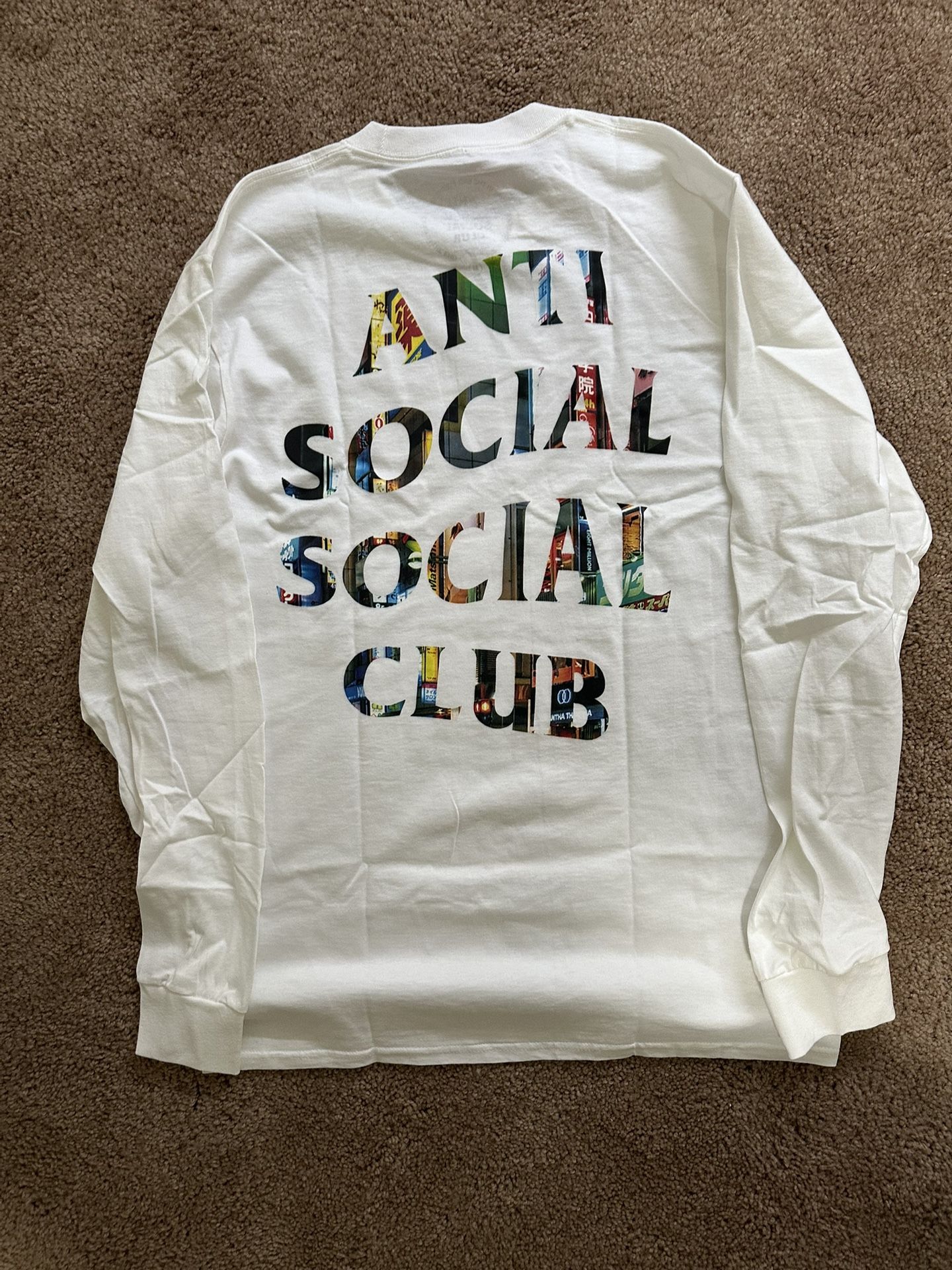 Anti Social Club LS Shirt Sz M