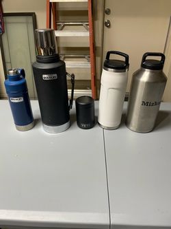 Lot of 5 Insulated Drinkware – Stanley, Yeti, OtterBox