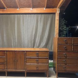 Solid Wood Dresser Set
