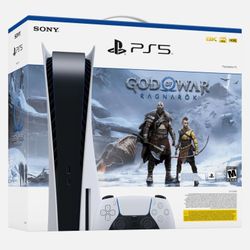 BRAND NEW, unopened Sony PlayStation 5 Disc Edition PS5 – God of War Ragnarök Bundle