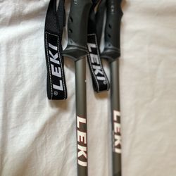 Leki Ski Poles, 115 Cm/ 45”, $20