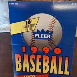 1990 Fleer Baseball Rack Packs OVER A 1000 CARDS!