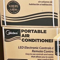 Portable Ac Unit Midea 14000 Btu Cools 550 Sq Ft Month Warranty