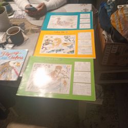 Adult Coloring Books & Pencils Selling As 1 Piece 