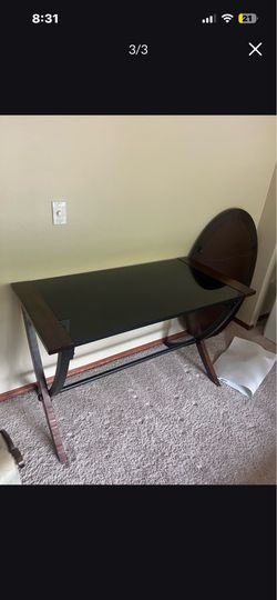 Glass Top Desk