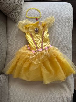 Disney Princess Belle Girls Costume Dress