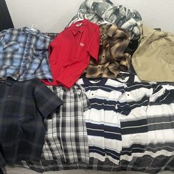Flannels size 2xl and 1 medium