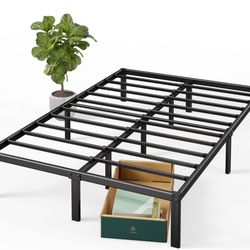 Open Box ZINUS 14 Inch Elias Metal Platform Bed Frame, Steel Support, No Box Spring Needed, Easy Assembly, Queen