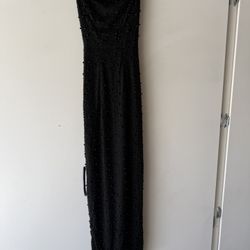 Oh Polly High Neck Split Maxi Dress