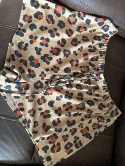 Leopard  Print Shorts