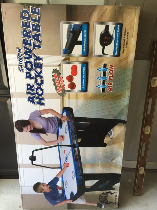 54 Inch Air Powered Hockey Table Never Opened Brand New.