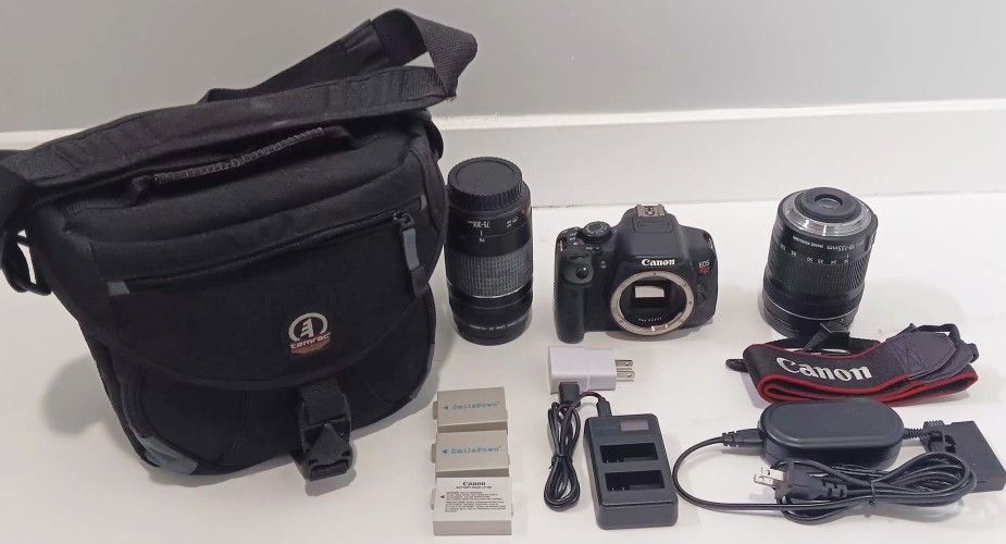 Canon EOS Rebel T5i DSLR Camera Bundle... GREAT DEAL!
