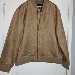 Men's Banana Republic Jacket Faux Suede Leather XL