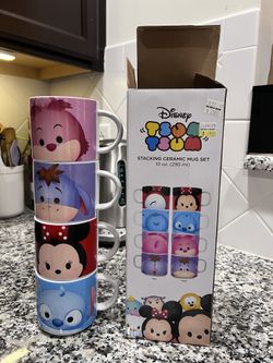 Disney Stacking Ceramic Mug Set 