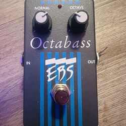 OctaBass Rare Vintage Bass & Guitar Octave Pedal MINT From The 90s  